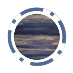 Twilight Serenade Print Poker Chip Card Guard from ArtsNow.com Back