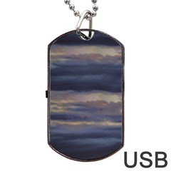 Twilight Serenade Print Dog Tag USB Flash (Two Sides) from ArtsNow.com Front