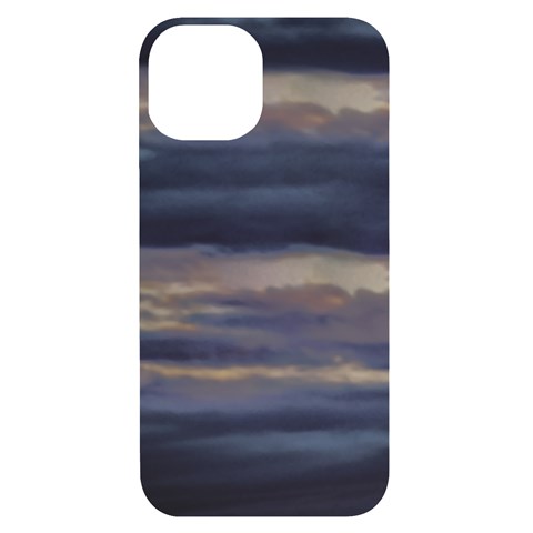 Twilight Serenade Print iPhone 14 Black UV Print Case from ArtsNow.com Front