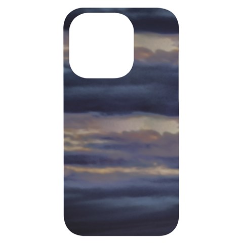 Twilight Serenade Print iPhone 14 Pro Black UV Print Case from ArtsNow.com Front