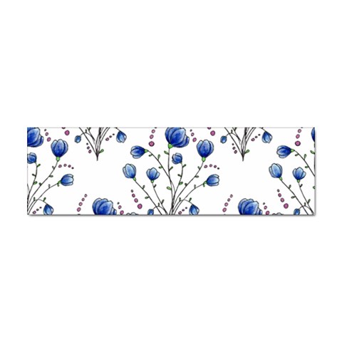 Flowers Seamless Pattern Victorian Sticker (Bumper) from ArtsNow.com Front