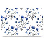 Flowers Seamless Pattern Victorian Large Doormat