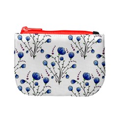 Flowers Seamless Pattern Victorian Mini Coin Purse from ArtsNow.com Front