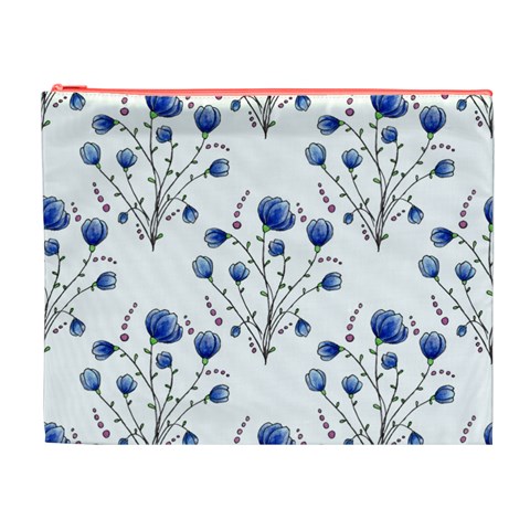 Flowers Seamless Pattern Victorian Cosmetic Bag (XL) from ArtsNow.com Front