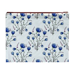 Flowers Seamless Pattern Victorian Cosmetic Bag (XL) from ArtsNow.com Back