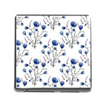 Flowers Seamless Pattern Victorian Memory Card Reader (Square 5 Slot)