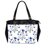 Flowers Seamless Pattern Victorian Oversize Office Handbag (2 Sides)