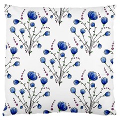 Flowers Seamless Pattern Victorian Large Cushion Case (Two Sides) from ArtsNow.com Back