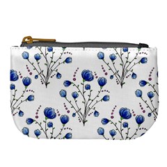 Flowers Seamless Pattern Victorian Large Coin Purse from ArtsNow.com Front