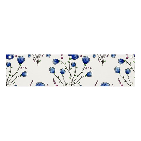 Flowers Seamless Pattern Victorian Banner and Sign 4  x 1  from ArtsNow.com Front