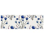 Flowers Seamless Pattern Victorian Banner and Sign 12  x 4 