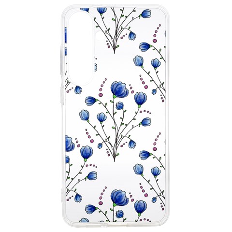 Flowers Seamless Pattern Victorian Samsung Galaxy S24 Ultra 6.9 Inch TPU UV Case from ArtsNow.com Front