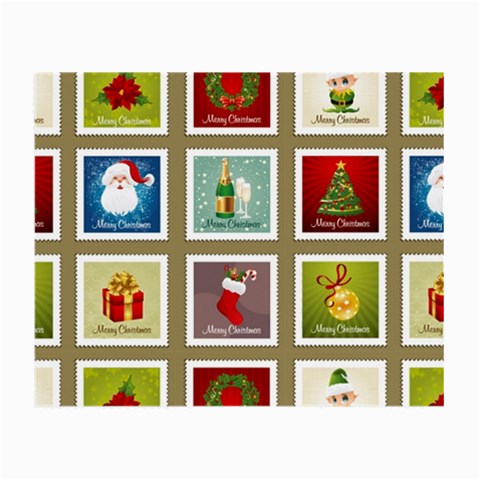 Christmas Stamp Pattern Small Glasses Cloth (2 Sides) from ArtsNow.com Back