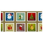 Christmas Stamp Pattern Banner and Sign 8  x 4 