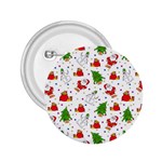 Christmas Pattern  Trees Santa 2.25  Buttons