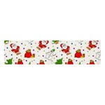 Christmas Pattern  Trees Santa Banner and Sign 4  x 1 