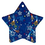 Christmas Stars Pattern Star Ornament (Star)