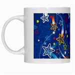 Christmas Stars Pattern Star White Mug