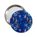 Christmas Stars Pattern Star 2.25  Handbag Mirrors