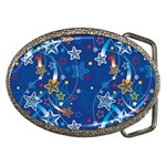 Christmas Stars Pattern Star Belt Buckles