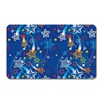 Christmas Stars Pattern Star Magnet (Rectangular)