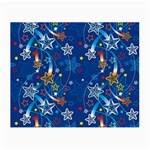 Christmas Stars Pattern Star Small Glasses Cloth