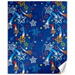 Christmas Stars Pattern Star Canvas 16  x 20 