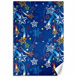 Christmas Stars Pattern Star Canvas 20  x 30 