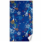 Christmas Stars Pattern Star Canvas 40  x 72 