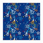 Christmas Stars Pattern Star Medium Glasses Cloth (2 Sides)