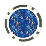 Christmas Stars Pattern Star Poker Chip Card Guard (10 pack)