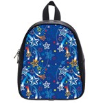 Christmas Stars Pattern Star School Bag (Small)