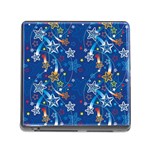 Christmas Stars Pattern Star Memory Card Reader (Square 5 Slot)