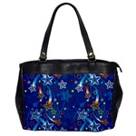 Christmas Stars Pattern Star Oversize Office Handbag