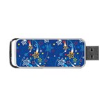 Christmas Stars Pattern Star Portable USB Flash (One Side)