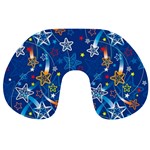 Christmas Stars Pattern Star Travel Neck Pillow