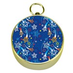 Christmas Stars Pattern Star Gold Compasses