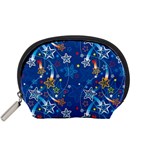 Christmas Stars Pattern Star Accessory Pouch (Small)