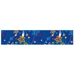 Christmas Stars Pattern Star Small Premium Plush Fleece Scarf