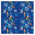 Christmas Stars Pattern Star Square Satin Scarf (36  x 36 )