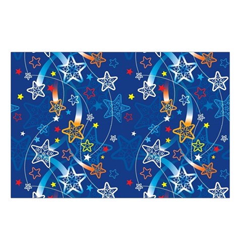 Christmas Stars Pattern Star Belt Pouch Bag (Large) from ArtsNow.com Loop