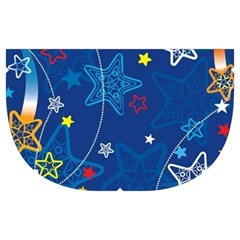 Christmas Stars Pattern Star Make Up Case (Medium) from ArtsNow.com Side Right