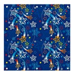 Christmas Stars Pattern Star Banner and Sign 4  x 4 