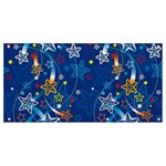 Christmas Stars Pattern Star Banner and Sign 8  x 4 