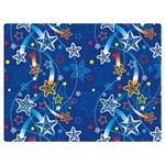 Christmas Stars Pattern Star Premium Plush Fleece Blanket (Extra Small)