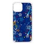 Christmas Stars Pattern Star iPhone 14 TPU UV Print Case