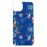 Christmas Stars Pattern Star iPhone 15 Pro TPU UV Print Case