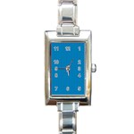 Blue Lego Texture Macro, Blue Dots Background, Lego Rectangle Italian Charm Watch