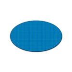 Blue Lego Texture Macro, Blue Dots Background, Lego Sticker (Oval)