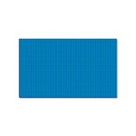 Blue Lego Texture Macro, Blue Dots Background, Lego Sticker (Rectangular)